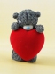 Форма Люкс "Ведмедик з серцем" 3D - 1