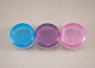 Баночка БП03-4 пластик (кругла з різнок.кришками), 3 г - 1