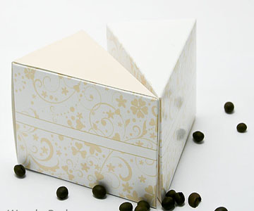 Коробка Кусочек Торта №001