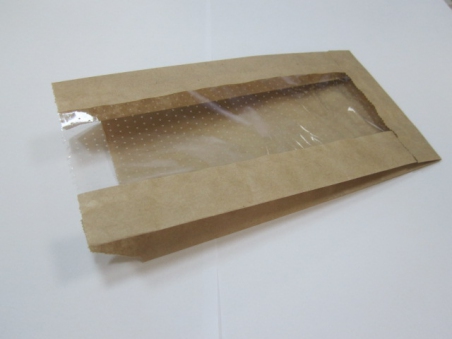 Пакет бумажный "Саше с прозрачным окошком - 1" - 1393