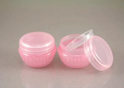 Баночка БП10-10 пластик фігурна (рожева), 10 мл - 5617