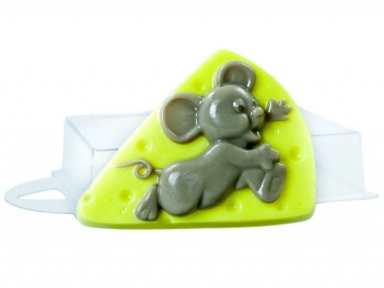 Форма пластик "Сирна мишка", 1 шт - 6711