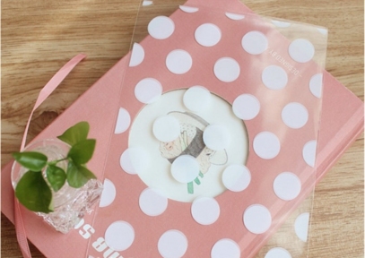 Пакети поліпропіленові Білий горошок 13*19 (без клапана) - 4685