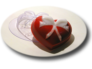 Форма пластик "Серце з бантиком", 1 шт - 4180