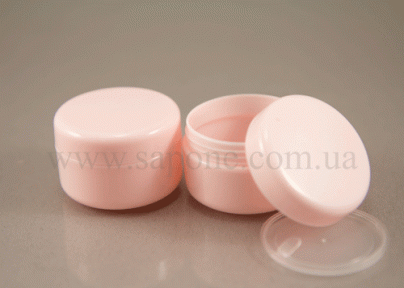 Баночка БП20-11 пластик (рожева), 20 мл - 5680