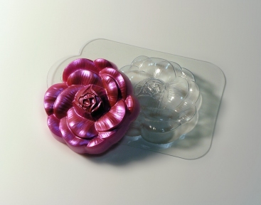 Форма пластик "Чайна троянда", 1 шт - 4306
