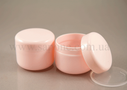 Баночка БП50-13 пластик (рожева), 50 мл - 5684