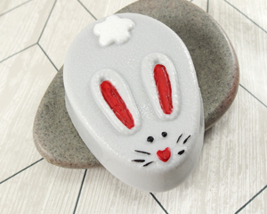 Форма пластик "Яйце-Кролик", 1 шт - 6132