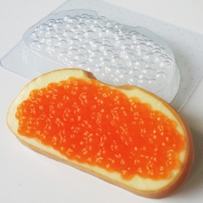 Форма пластик "Бутерброд з червоною ікрою", 1 шт - 4072