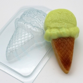 Форма пластик "Морозиво/Ріжок з кулькою", 1 шт - 6731