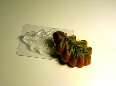 Форма пластик "Дубовий лист", 1 шт - 6398