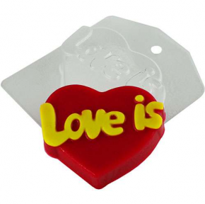 Форма пластик "Love is", 1 шт - 7162