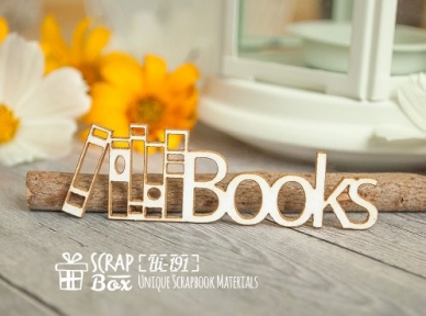 Чіпборд "Напис "Books"" - 4883