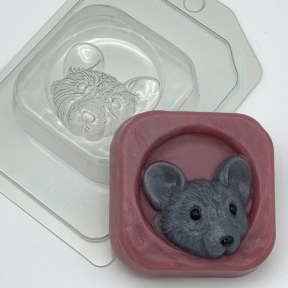 Форма пластик "Мишка в нірці", 1 шт - 6603