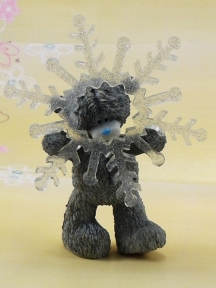 Форма Люкс "Ведмедик зі сніжинкою" 3D - 3392