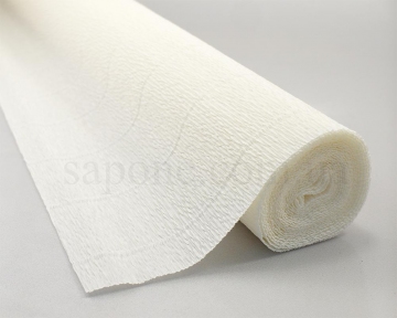 Креп-папір гофрований (білий) - 6683