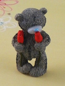 Форма Люкс "Міні-ведмедик з тюльпанами" 3D - 2951