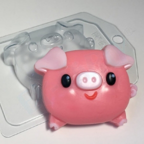 Форма пластик "Свинка-пухляшка", 1 шт - 5911