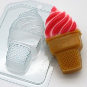 Форма пластик "Морозиво/М'яке в стаканчику", 1 шт - 7000