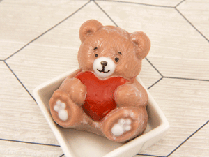 Форма пластик "Ведмедик із серцем", 1 шт - 4582