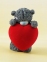 Форма Люкс "Ведмедик з серцем" 3D