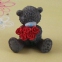 Форма Люкс "Міні-ведмедик з букетом троянд" 3D